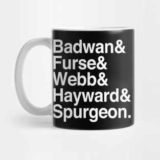 The Horrors / Names List Fan Art Design Mug